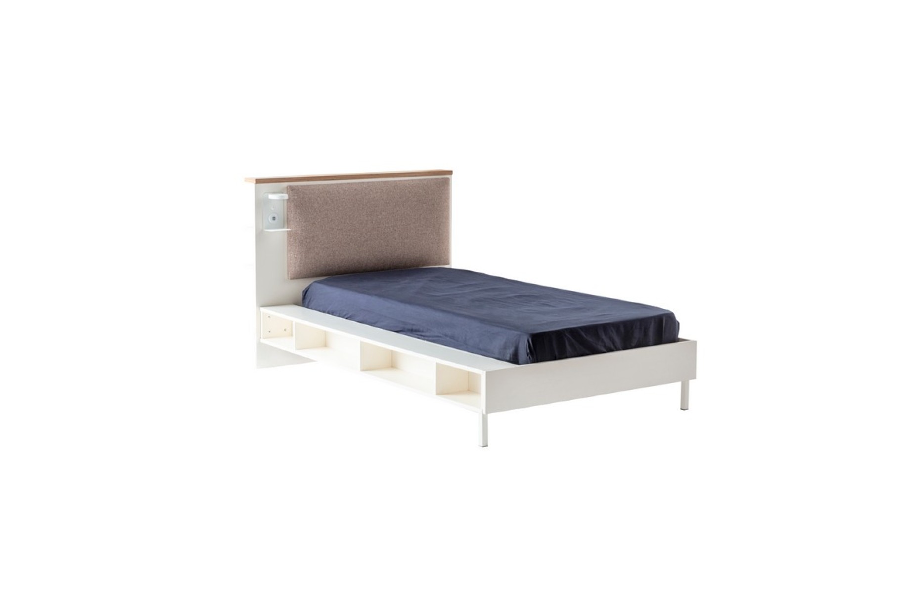Çisa 100x200 Başlıklı & Bazalı Karyola