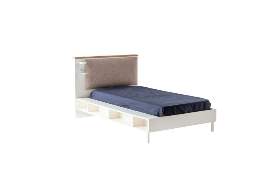 Çisa 100x200 Başlıklı & Bazalı Karyola