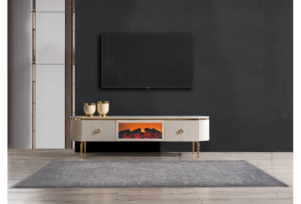 Elegance Krem Tv Ünitesi