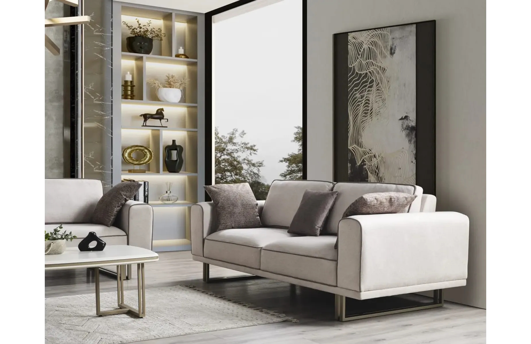 Lotus Üçlü Koltuk